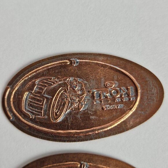 Tron Legacy lot of 3 Pressed Pennies Disneyland Sam Light Cycle Runner Retired - Picture 4 of 6